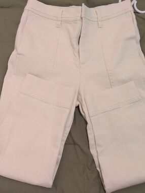 J. Crew Cream Casual Trousers